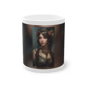 Flower Crowned Portrait Mug