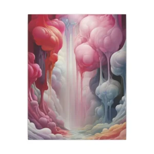 Dripping Pink Dreamscape Canvas Print