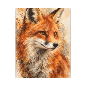 Red Fox Portrait Canvas Print