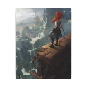 Ledge Above Waterfall Realm Canvas Print