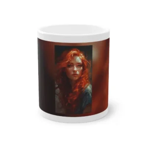 Ginger Hair Woman Portrait Mug