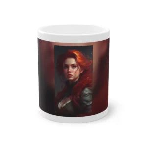 Redhead Woman in Dark Dress Mug