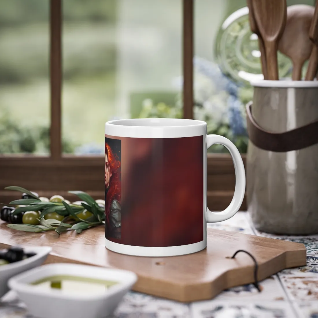 Redhead Formal Portrait: Elegant - Mug