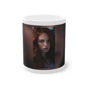 Freckled Redhead Portrait Mug