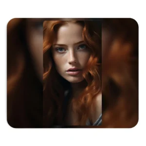 Auburn Portrait Study Mouse Pad