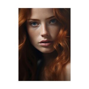 Auburn Portrait Study Poster