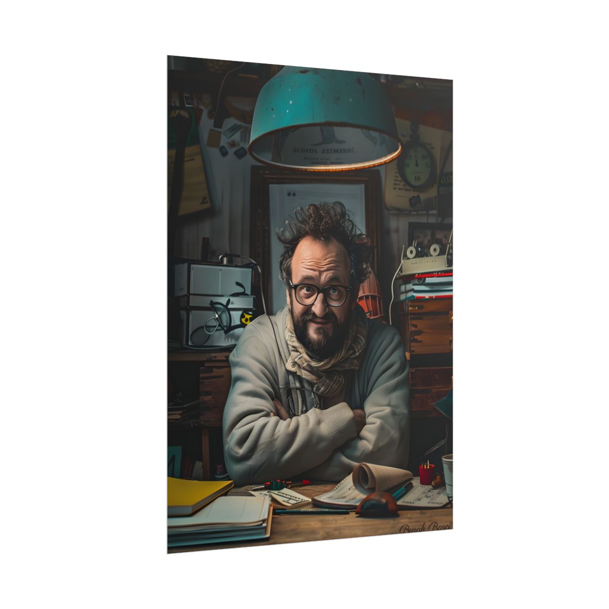 Reflecting On Self: Digital Artwork - Poster