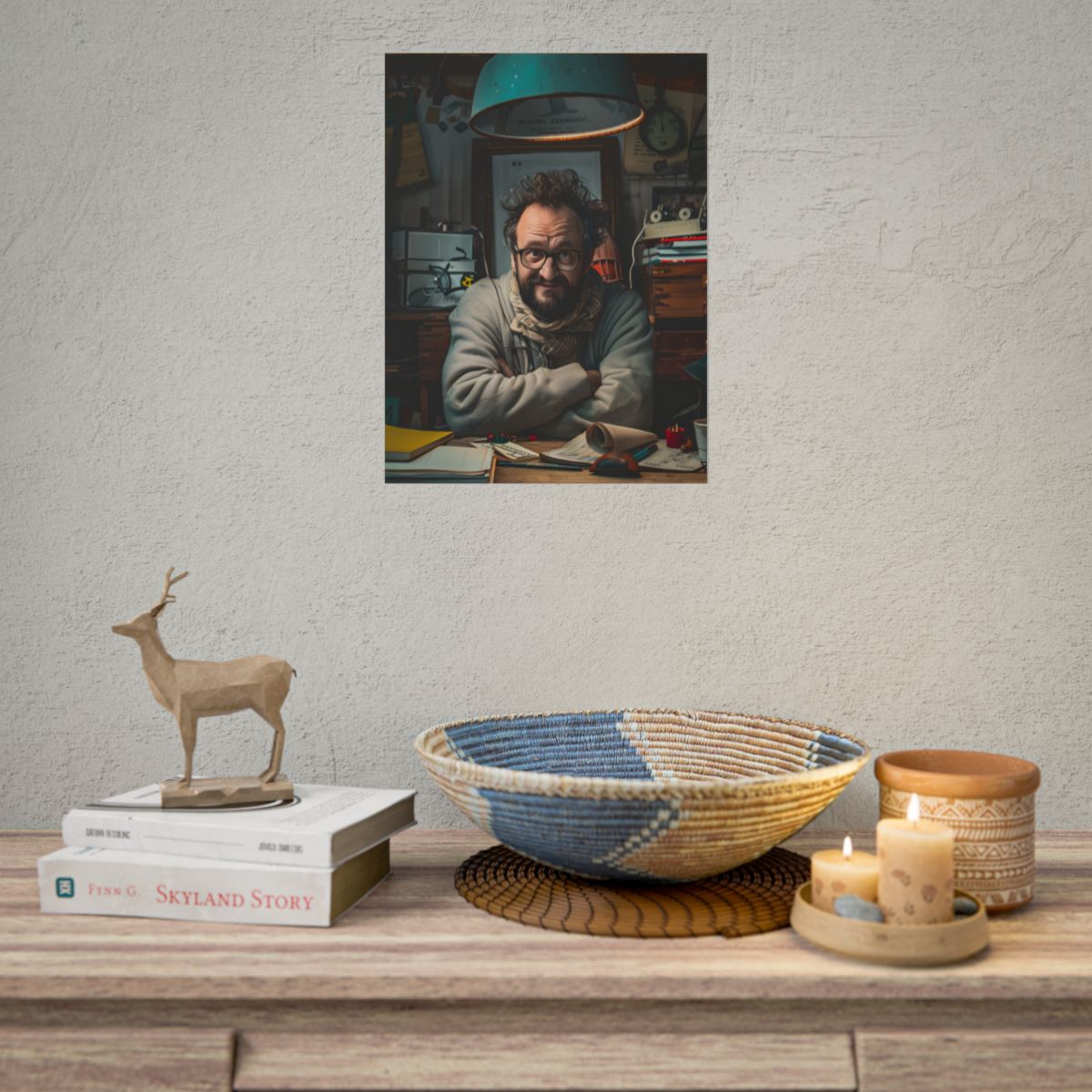 Reflecting On Self: Digital Artwork - Poster