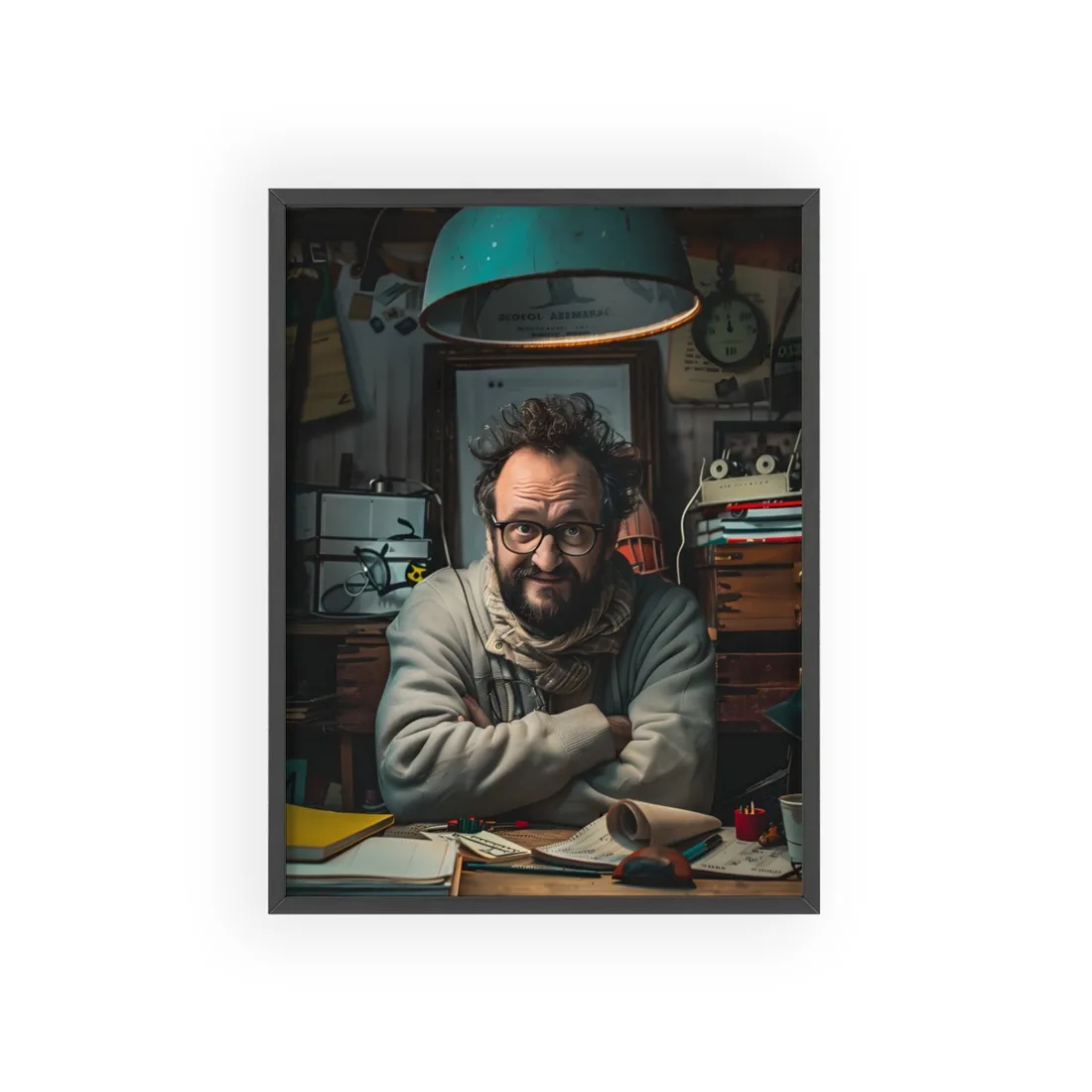 Reflecting On Self - Framed Poster