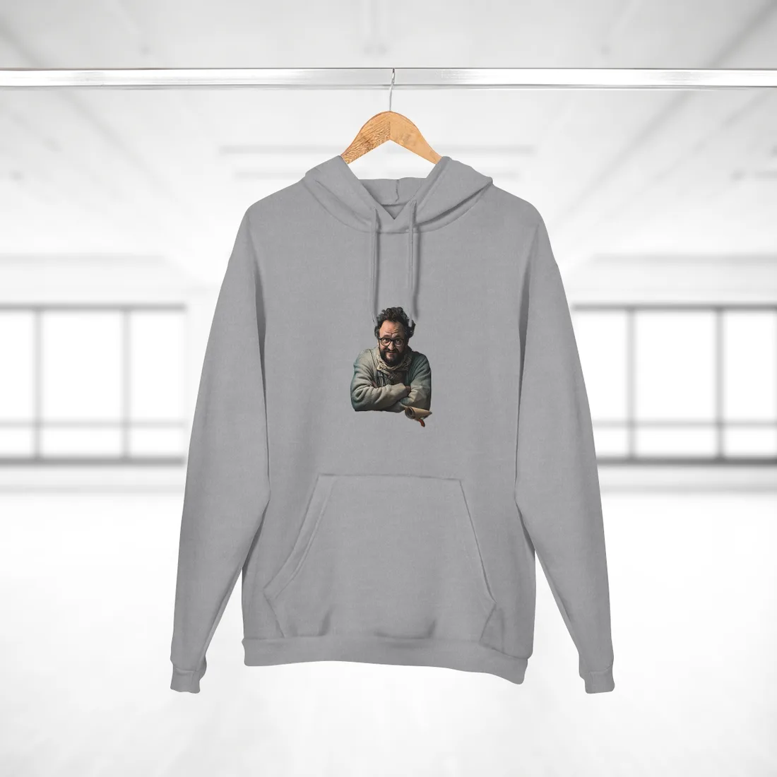 Reflecting On Self - Hoodie (Heather Grey)