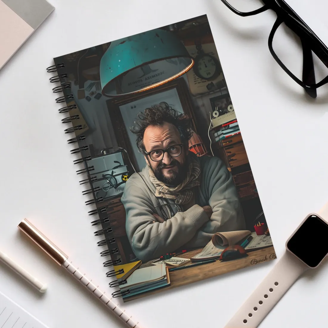 Reflecting On Self - Spiral Notebook