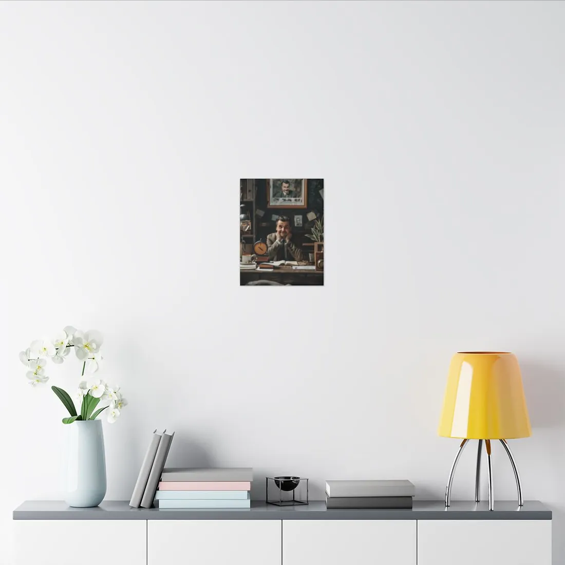 Reflective Moment: Self-Portrait Study - Canvas