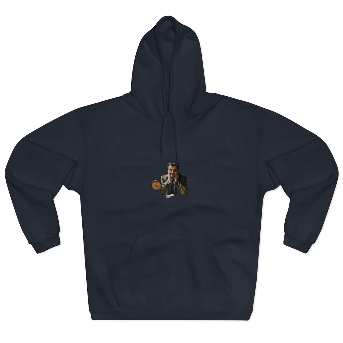Reflective Moment: Self-Portrait Study - Hoodie (Navy)