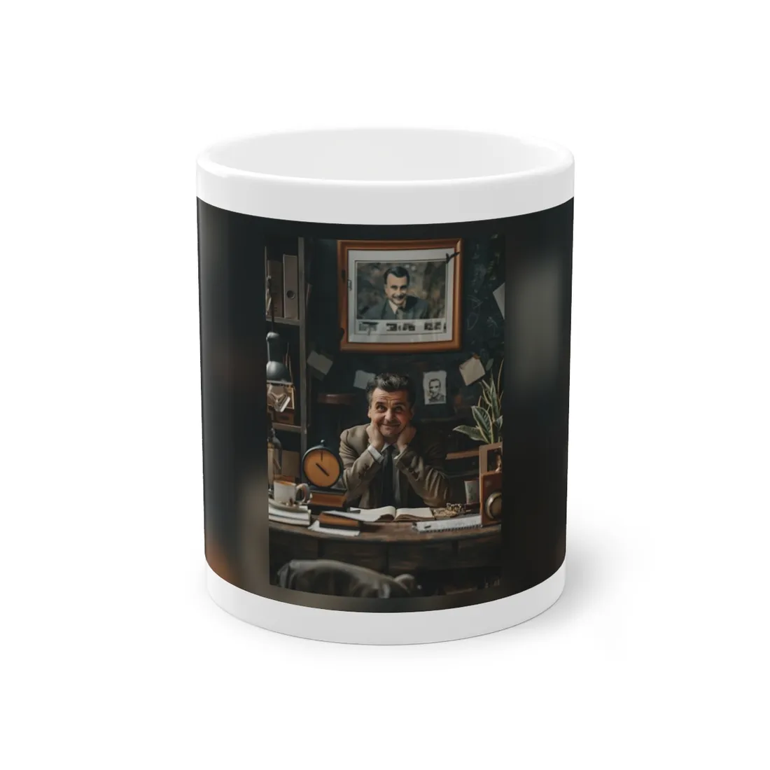 Reflective Moment: Self-Portrait Study - Mug