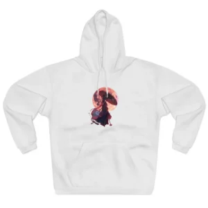 Anime Girl Under Full Moon Hoodie