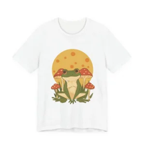 Frog Sitting with Mushrooms T-Shirt