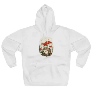 Toad with Red Mushrooms Hoodie