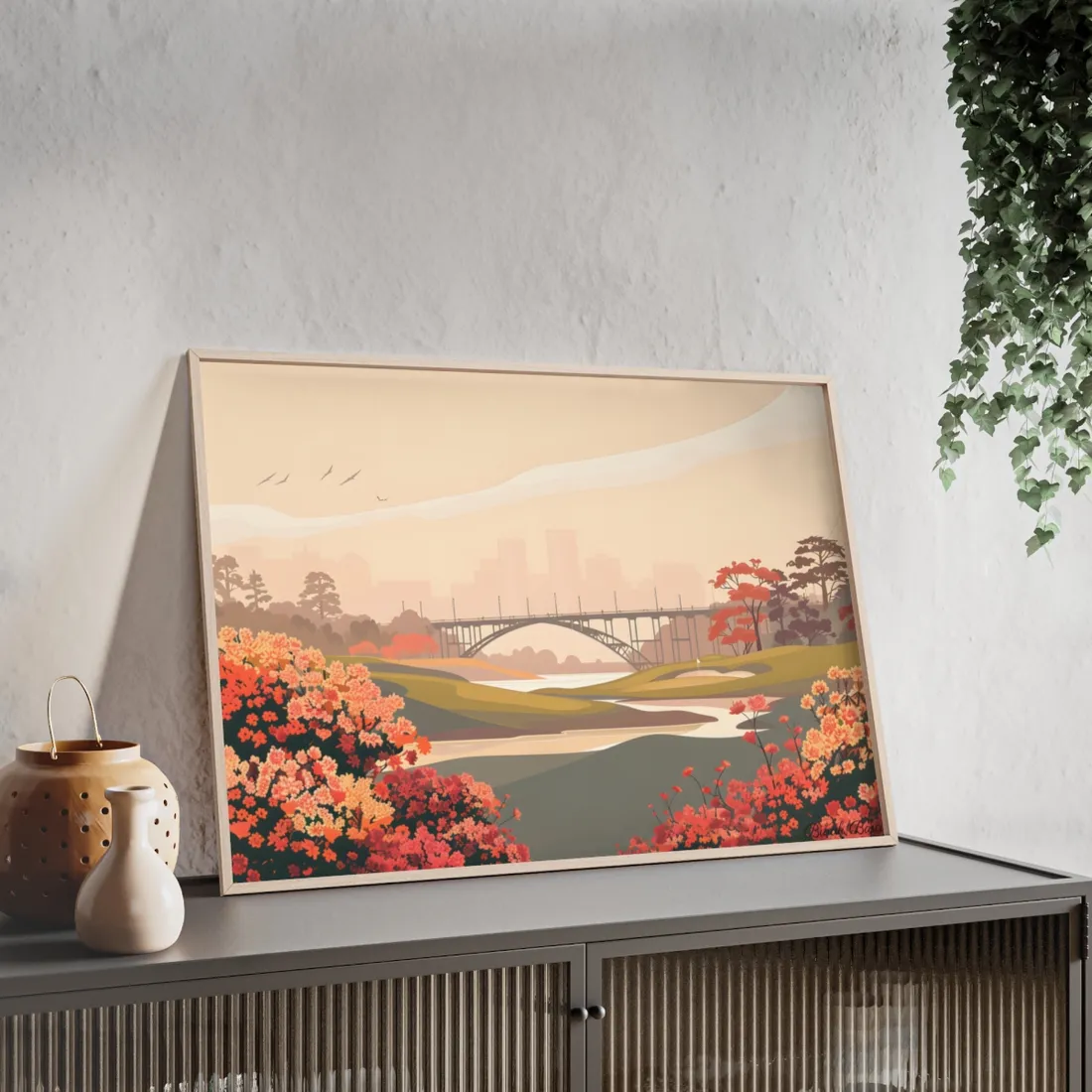 Retro Golf at Augusta: Vintage - Framed Poster