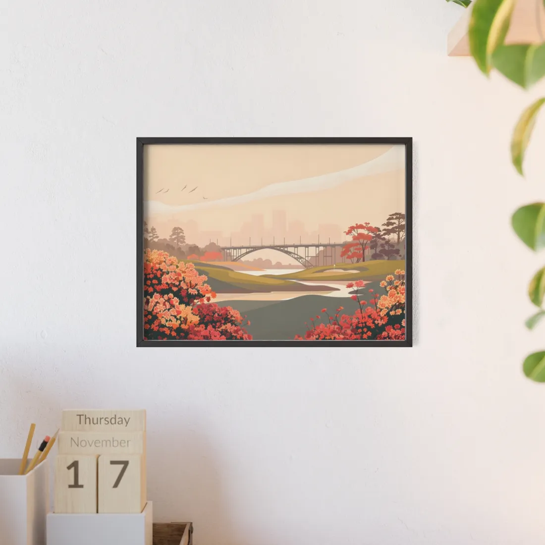 Retro Golf at Augusta: Vintage - Framed Poster