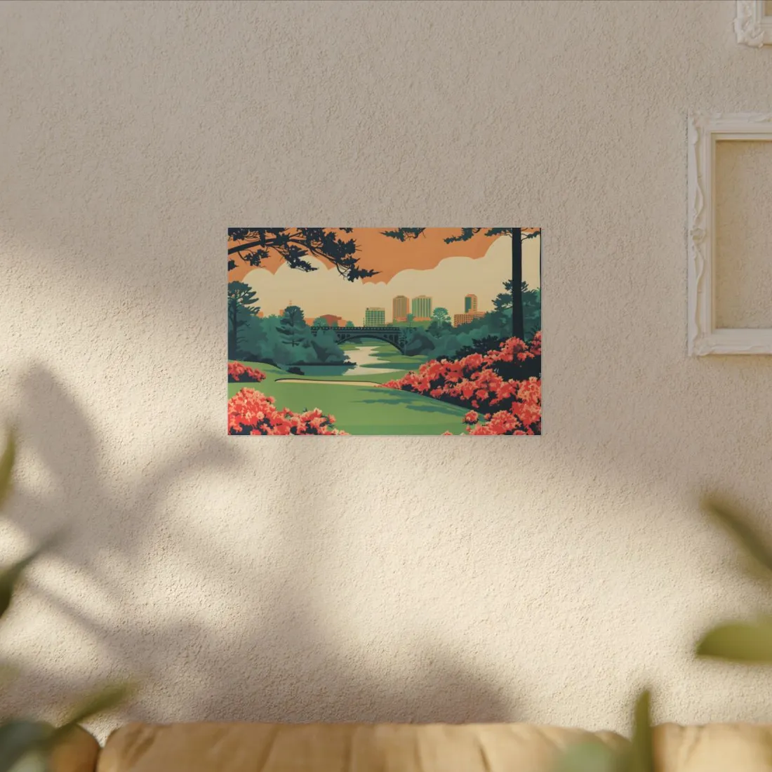 Retro Golf Scene at Augusta: Classic - Canvas