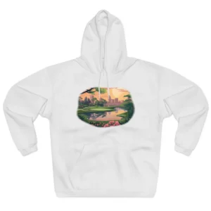 Sunset Golf Course Skyline Hoodie