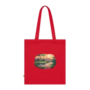Sunset Golf Course Skyline Tote Bag