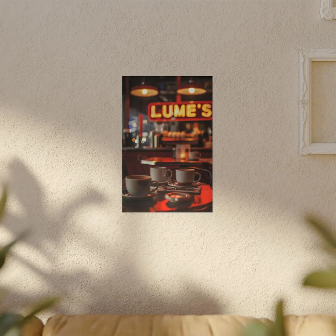 Retro Kitchen Diner: Vintage Artwork from Lukes - Canvas