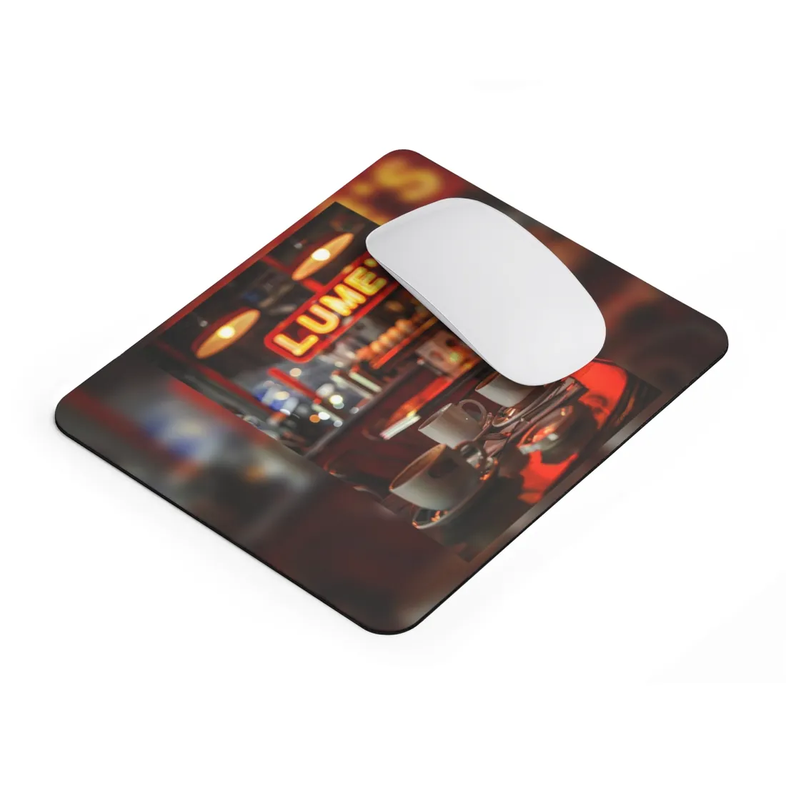 Retro Kitchen Diner: Vintage Artwork from Lukes - Mouse Pad