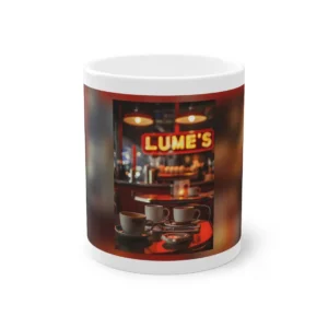 Coffee Cups on Café Table Mug