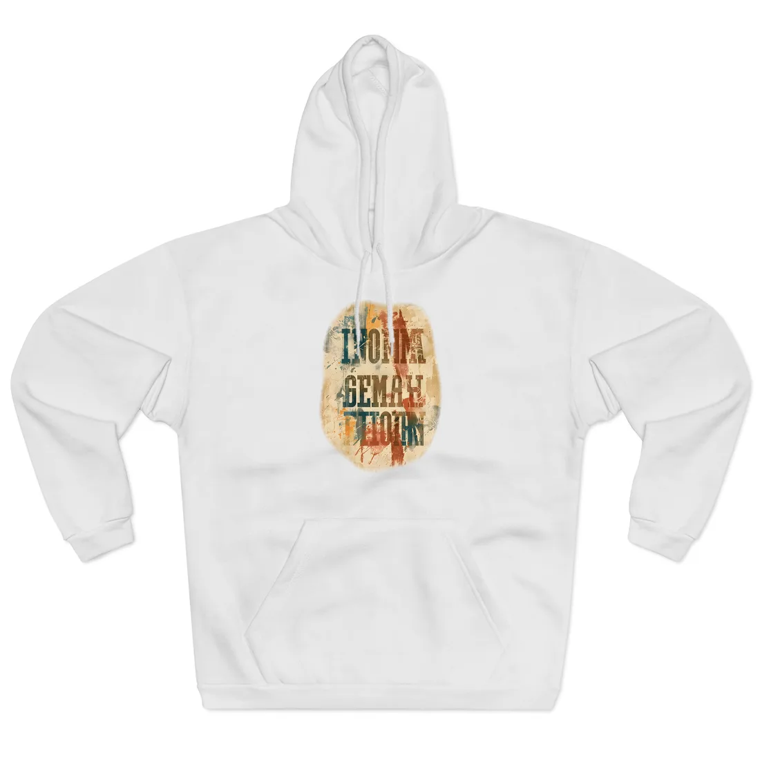 Retro Vintage Poster: Bold '20.24 Batch 1' - Hoodie (White)