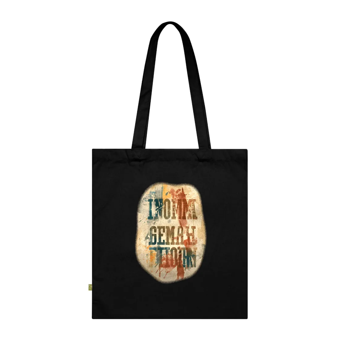 Retro Vintage Poster: Bold '20.24 Batch 1' - Tote Bag (Black)