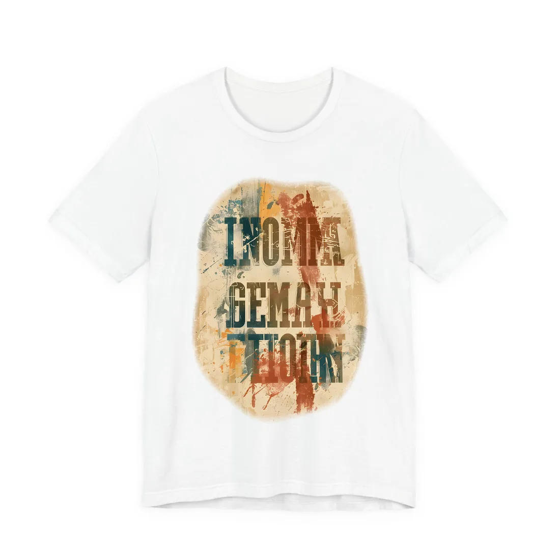 Retro Vintage Poster: Bold '20.24 Batch 1' - T-Shirt (White)