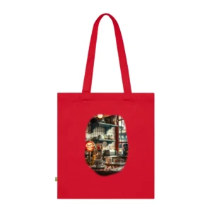 Retro Diner Coffee Table Tote Bag