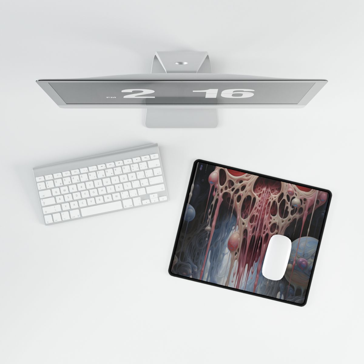 Rifts in Reality: Interdimensional Portals - Digital Fantasy Art - Desk Mat