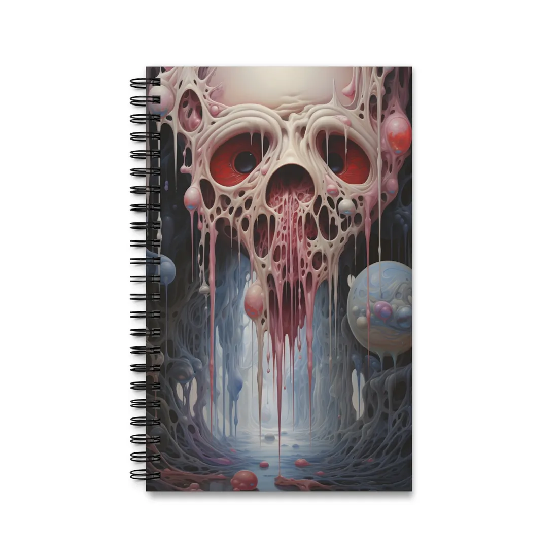 Rifts in Reality: Interdimensional Portals - Digital Fantasy Art - Spiral Notebook