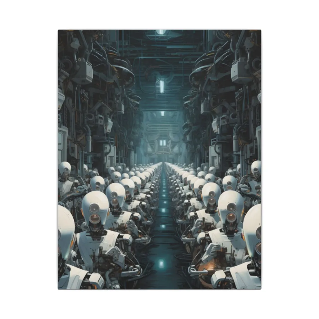 Robot Concert: Mechanical Musician Performance - Canvas