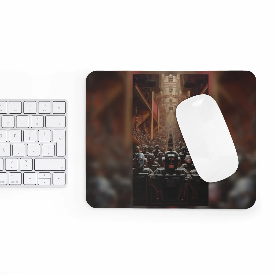 Robot Orchestra: Harmony in Motion - Mouse Pad