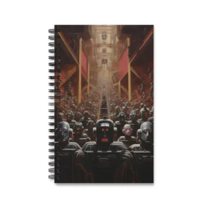 Robots in a Grand Corridor Spiral Notebook