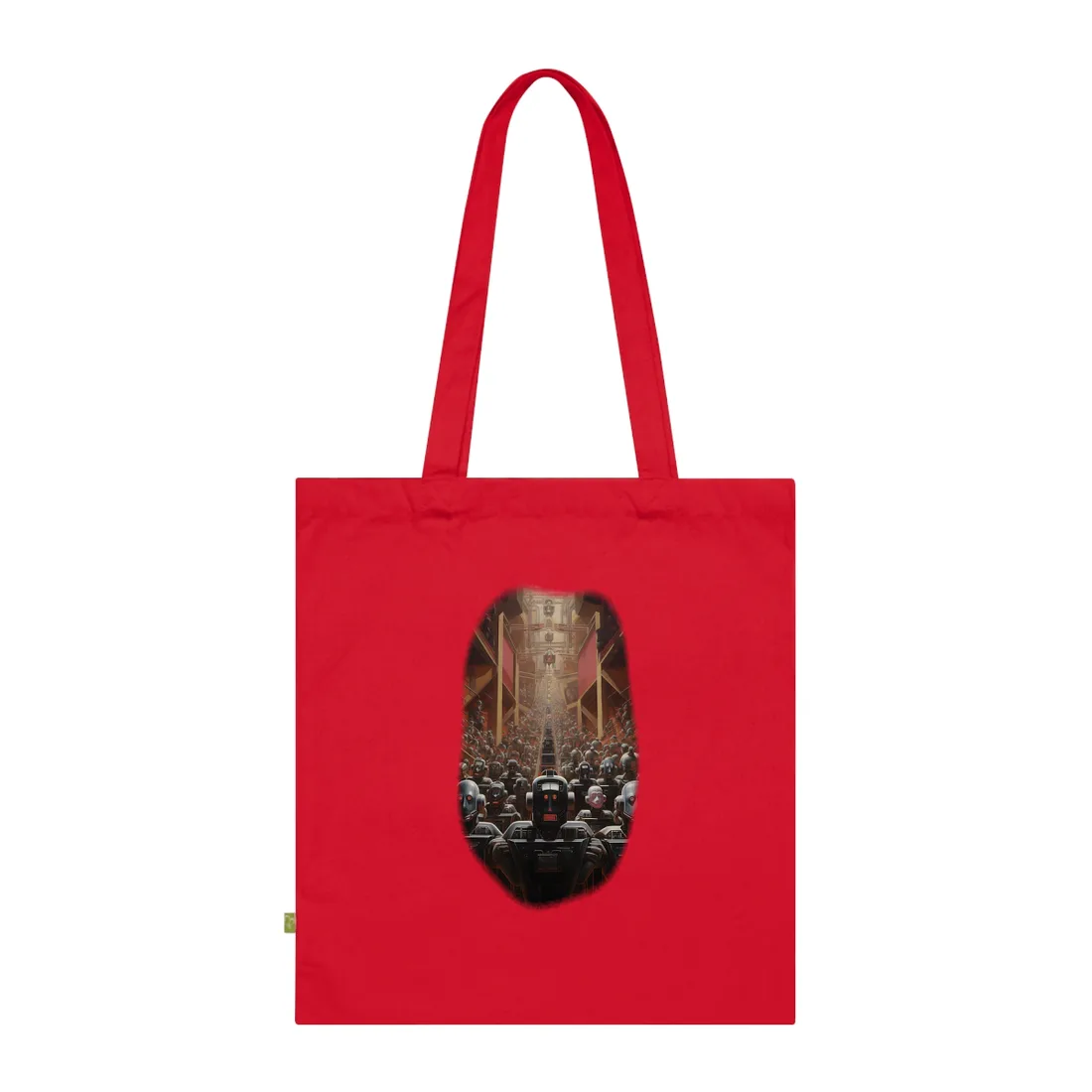 Robot Orchestra: Harmony in Motion - Tote Bag (Classic Red)