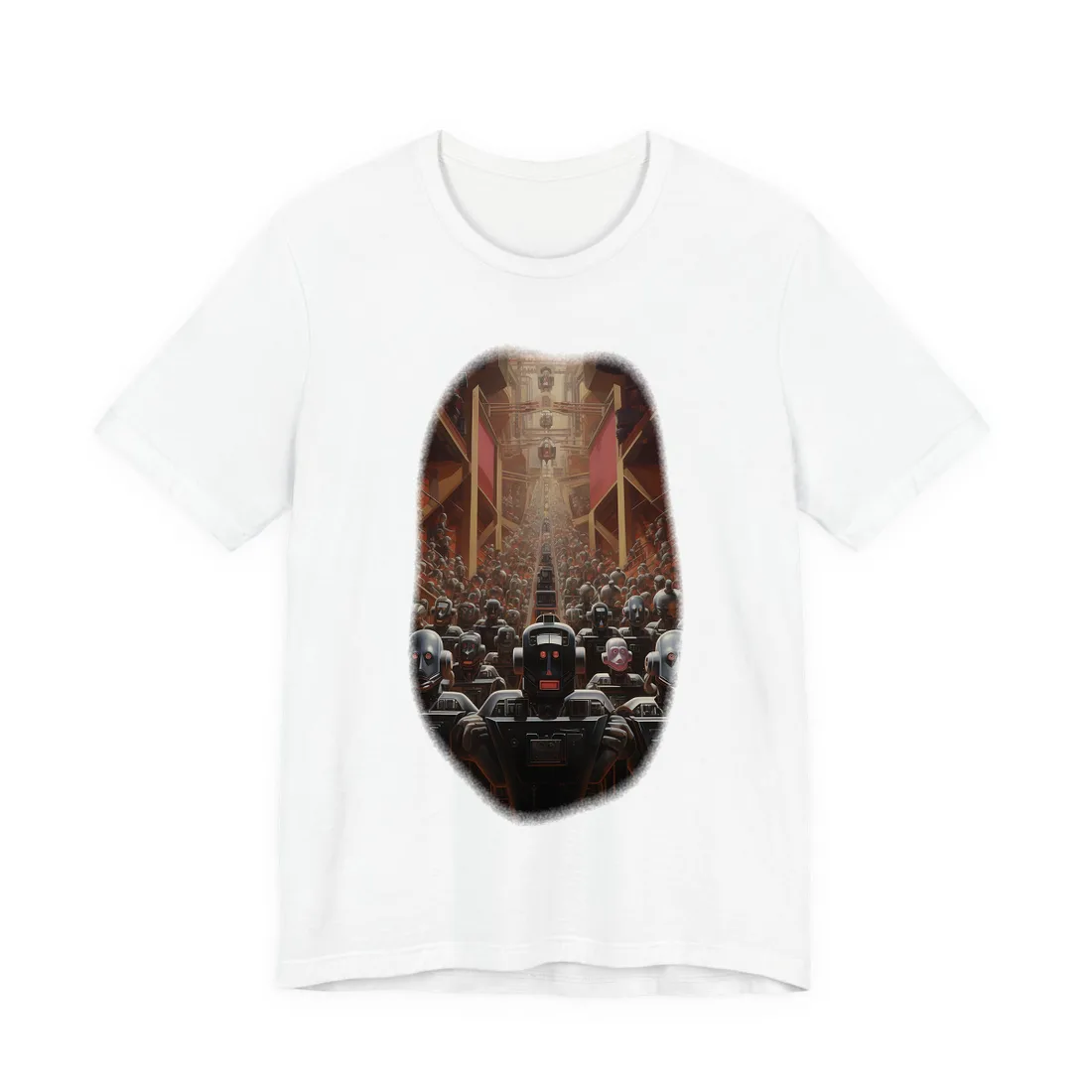 Robot Orchestra: Harmony in Motion - T-Shirt (White)