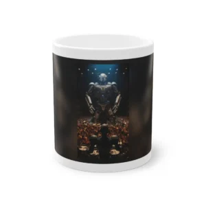 Robot Orchestra Conductor Stage Mug