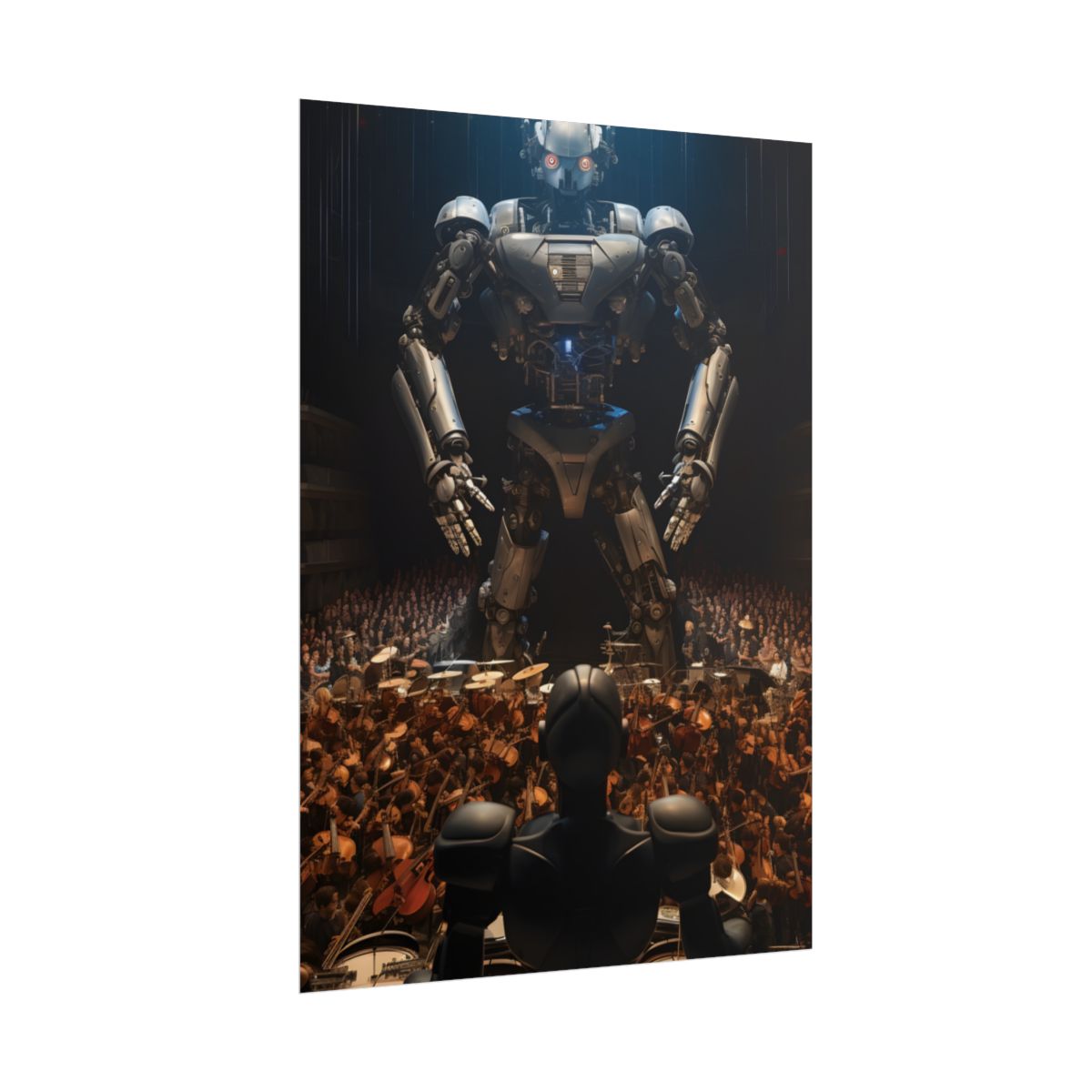 Robot Orchestra in Aditorium: Digital Artwork from Symposium - Poster