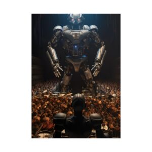 Robot Orchestra Conductor Stage Poster