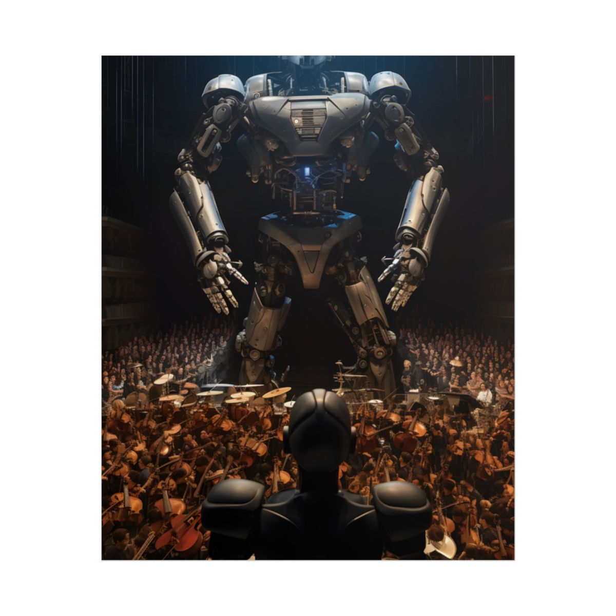 Robot Orchestra in Aditorium: Digital Artwork from Symposium - Poster