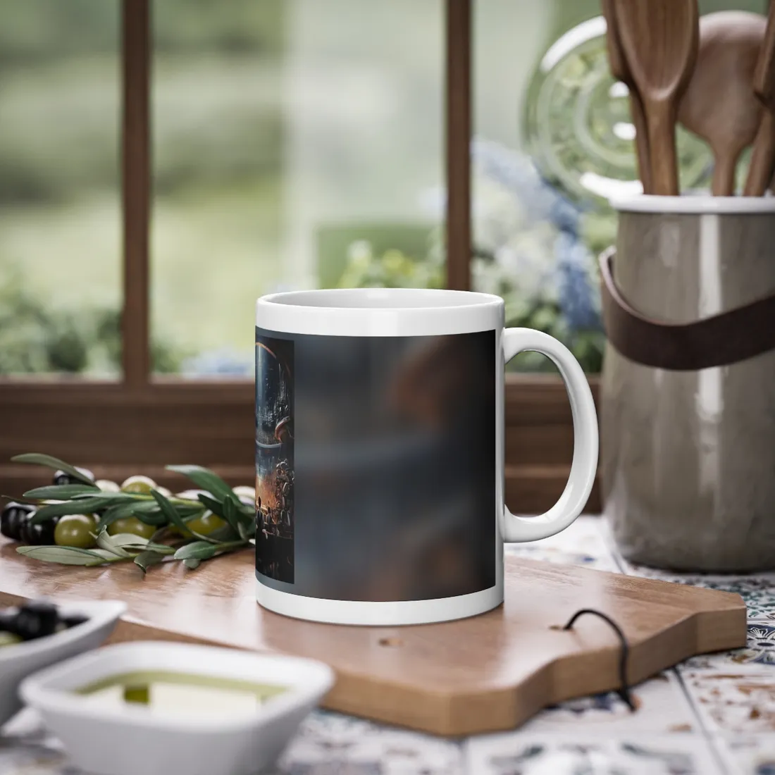 Robot Orchestra in Harmony: Modern Music Makers - Mug
