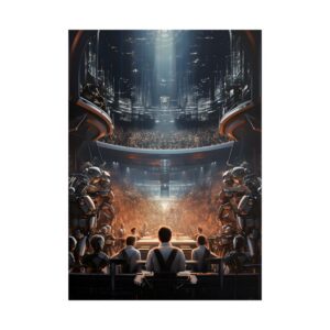 Robots in the Arena Poster