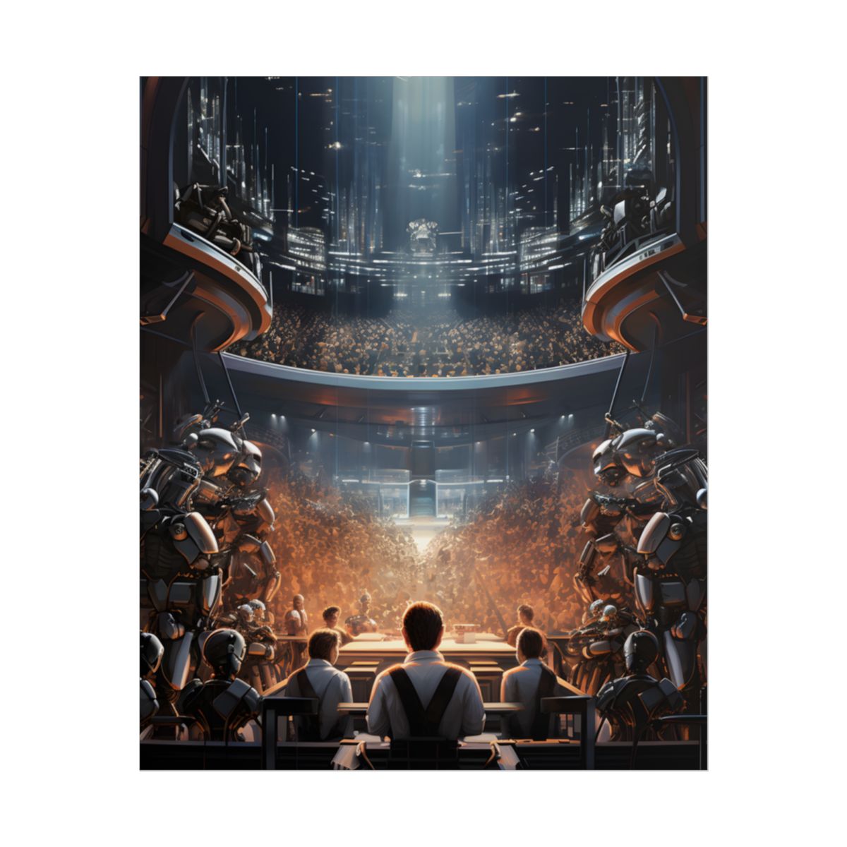 Robot Orchestra in Harmony: Modern Music Makers - Poster