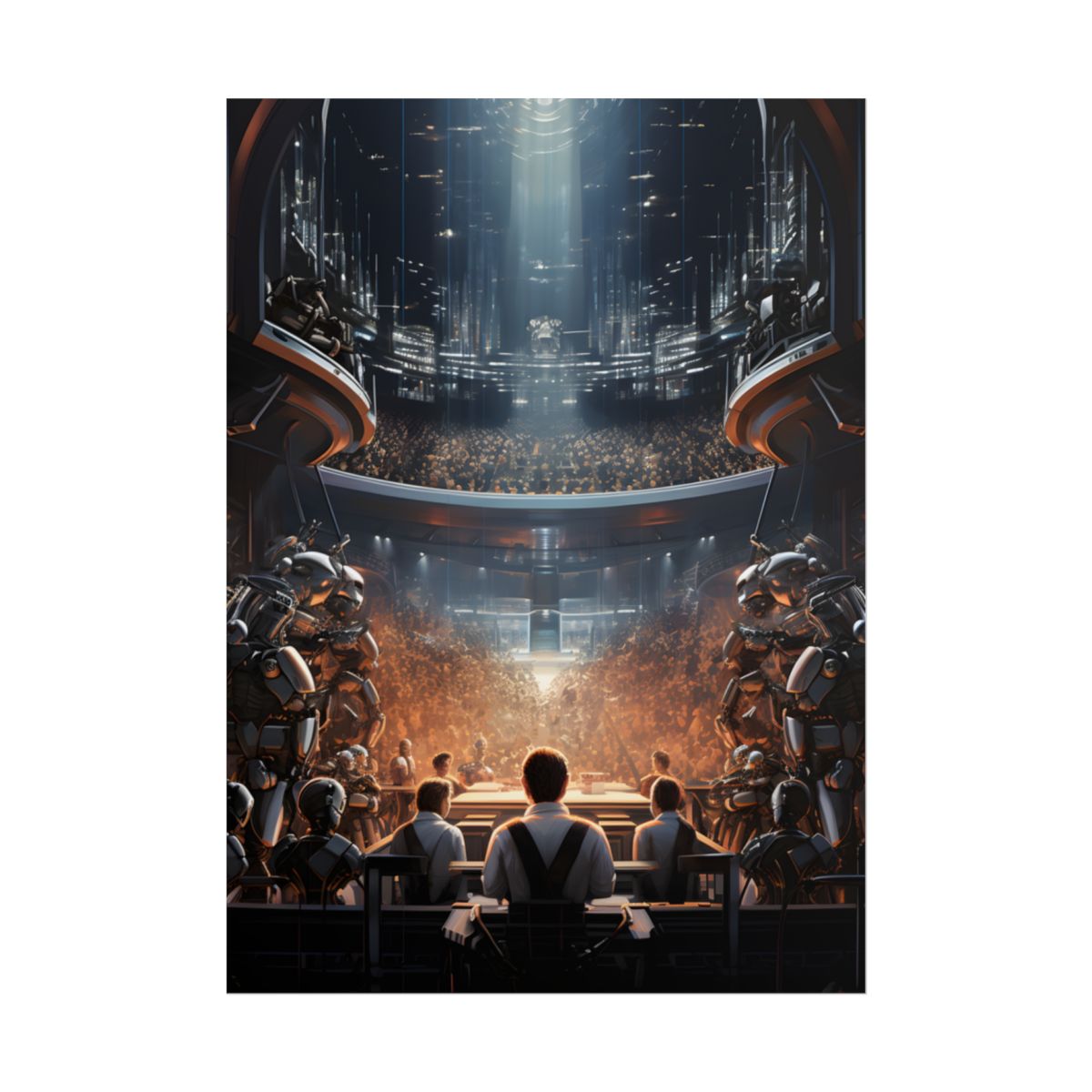 Robot Orchestra in Harmony: Modern Music Makers - Poster