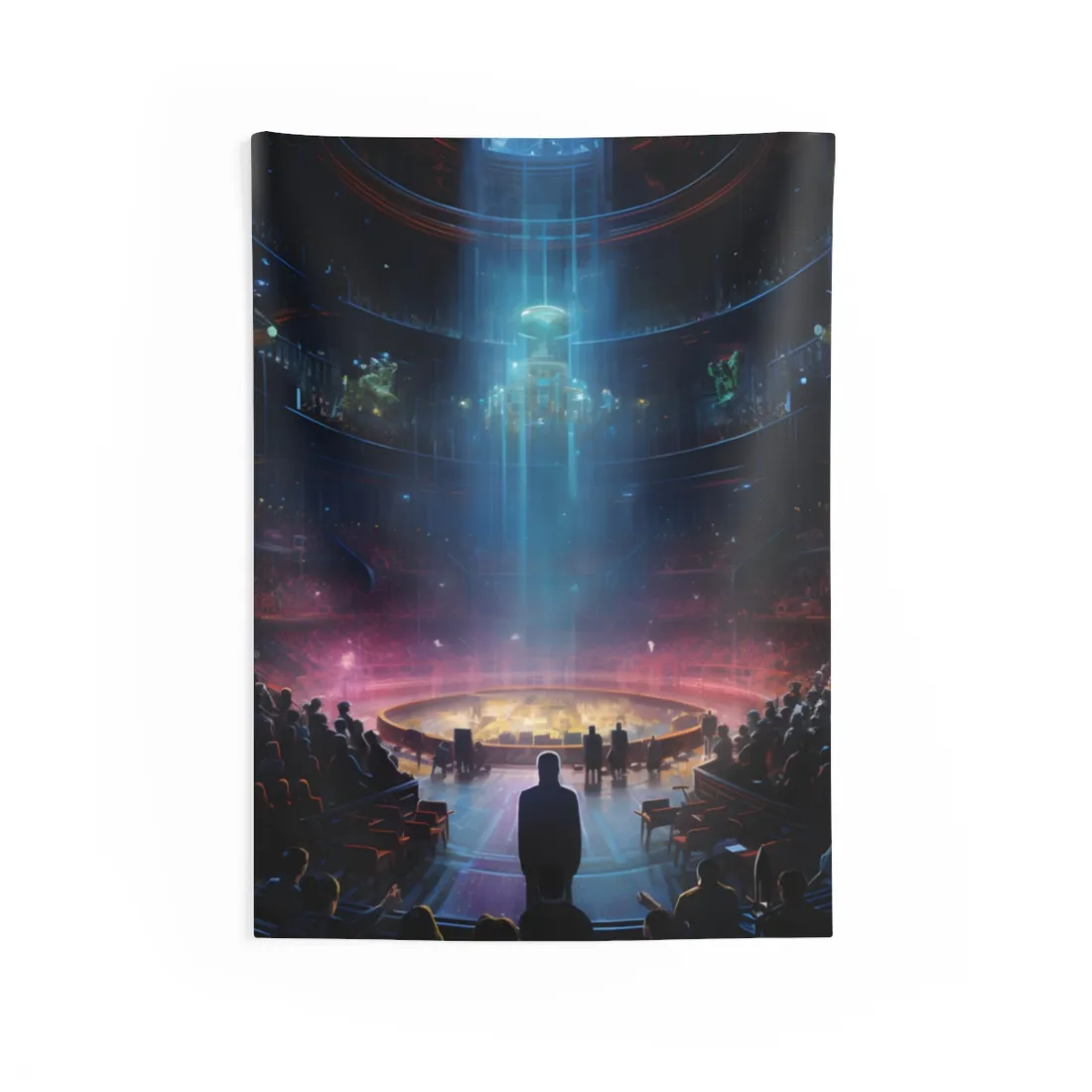 Robot Orchestra: Music Meets Technology Art - Wall Tapestry