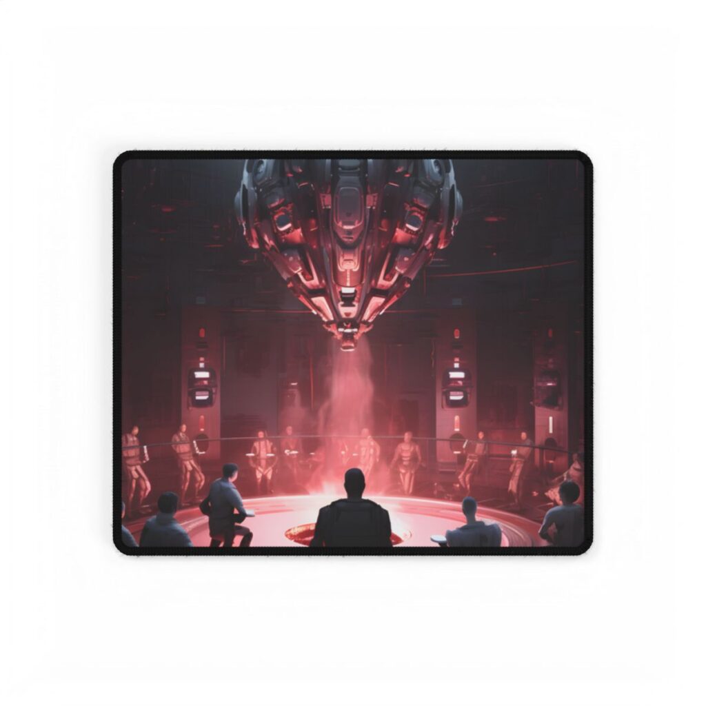 Robot Orchestra: Musical Harmony in Artistic Rhythm - Desk Mat